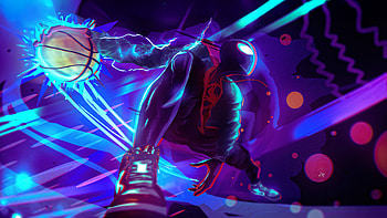 Miles Morales Ballin, spiderman, miles-morales, superheroes, artwork, digital-art, deviantart HD wallpaper