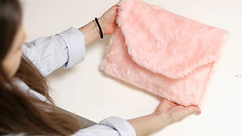 Pink Fur HD wallpaper