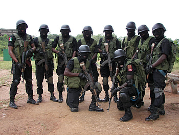 Nigerian Army Special Forces personnel HD wallpaper
