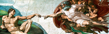 The Creation of Adam, Michelangelo HD wallpaper