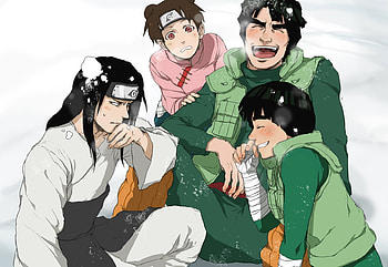 Team Gai, lee, gai, neji, naruto, tenten HD wallpaper