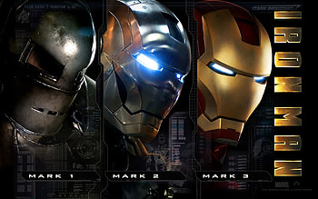 Iron Man Mark I II III, masks, hero, movie, iron man HD wallpaper