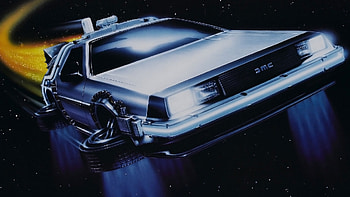 DeLorean DMC-12, Back to the Future HD wallpaper
