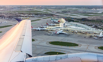 Chicago O'Hare Airport, Terminal 5, ORD, Travels HD wallpaper