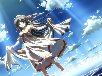 Anime, Flight, Girl, Joy, Solce HD wallpaper