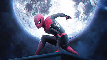 Spider Man New Moon, spiderman, superheroes, artwork, artist, deviantart HD wallpaper