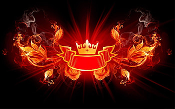 Blue Fire Flower Background HD wallpaper