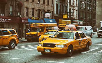 Taxi, Cars, Nyc, Yellow Traffic, Ultsa, Ulza HD wallpaper
