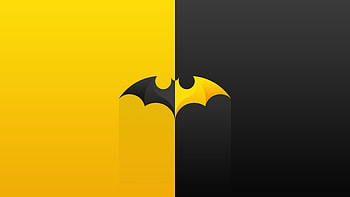 Batman batch, minimal, logo HD wallpaper