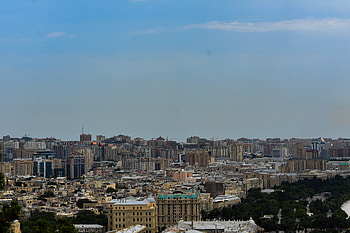 Baku Cityscape HD wallpaper