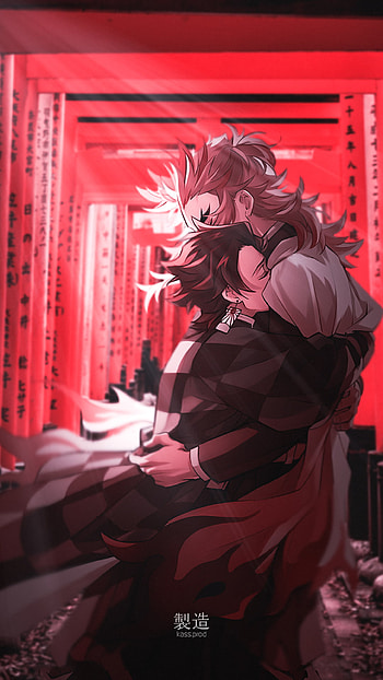 Nostalgia, rengoku, edit, tanjiro, anime HD phone wallpaper