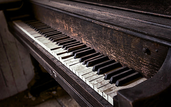 Vintage, Piano HD wallpaper