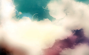 Abstract, Clouds, Shine, Light, Blurred, Pale, Greased HD wallpaper