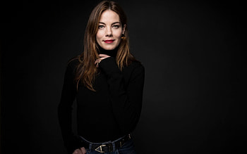 Michelle Monaghan, American actress, Portrait, Smile HD wallpaper