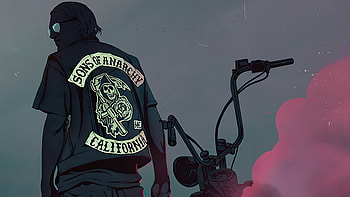 Sons Of Anarchy Poster Art , sons-of-anarchy, tv-shows, poster, artstation, artist, artwork, digital-art HD wallpaper