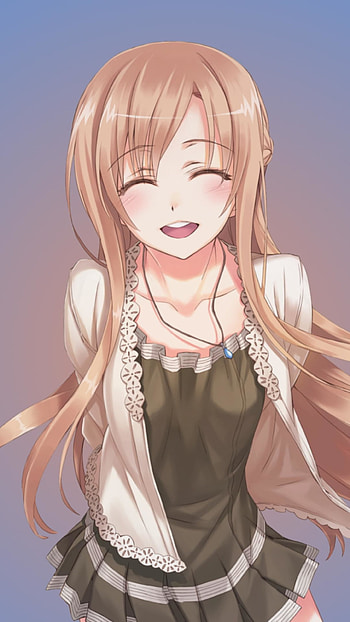 Asuna Yuuki’s Radiant Smile - Sword Art Online , Asuna Yuuki, Anime, Sword Art Online HD phone wallpaper