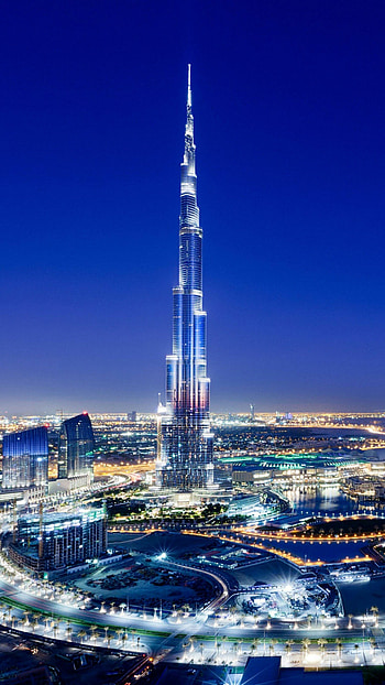 Burj Khalifa, , Iconic skyscraper, Impressive architecture HD phone wallpaper