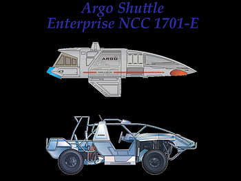 Star Trek - Argos Shuttle, spce, ship, tv, star trek HD wallpaper