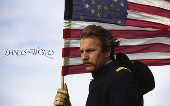 Dances with Wolves, Kevin Costner, Graham Greene, Western epic HD wallpaper