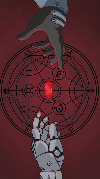 Fulllmetal Alchemist, art, human_body, FMA, stone HD phone wallpaper