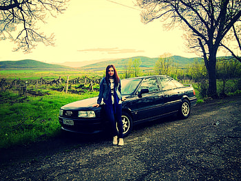 Sport edition, 16v, 80, girl, b3, audi HD wallpaper