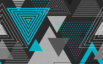 linear triangles, , material design, geometric shapes, blue backgrounds, abstract triangles, geometric art, creative, triangles HD wallpaper