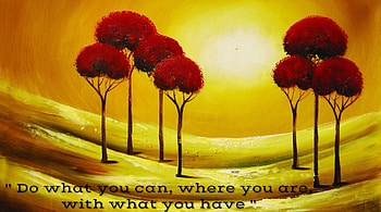 Do What You Can, Orange, Trees, Red, Sayings, Nature, Autumn, Thoughts, Words, Forests, Quotes HD wallpaper