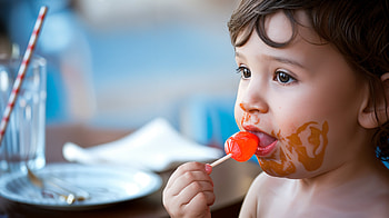 Sweet Moments: A Lollipop Delight, lollipop, child, meal HD wallpaper