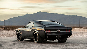 Black Car, Ford Mustang Boss 429, Old Car, Vehicles, Car, Muscle Car, Ford HD wallpaper