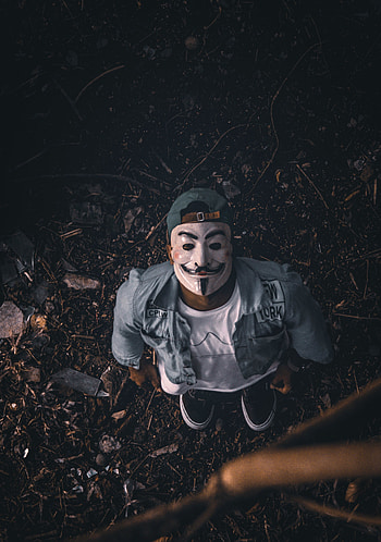 Miscellanea, Miscellaneous, Mask, Cap, Human, Person, Anonymous HD phone wallpaper