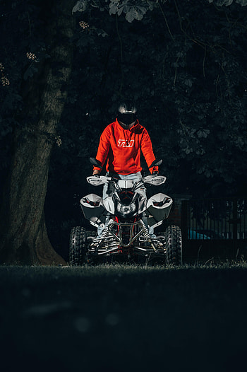 Motorcycles, Motorcyclist, Front View, Helmet, Bike, Atv, Quad Bike HD phone wallpaper