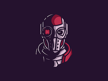 Deadshot Face Minimal , deadshot, superheroes, artist, artwork, digital-art, minimalism, minimalist, dribbble HD wallpaper