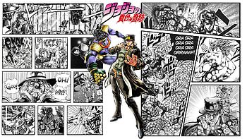 Jojo's Bizarre Adventure by zupertompa Jojo's Bizarre Adventure by zupertompa HD wallpaper