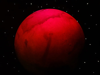 Red Planet, space, sky, planet HD wallpaper