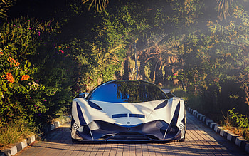 Devel Sixteen, 2021, front view, exterior, 5000HP, hypercar, luxury supercar, United Arab Emirates HD wallpaper