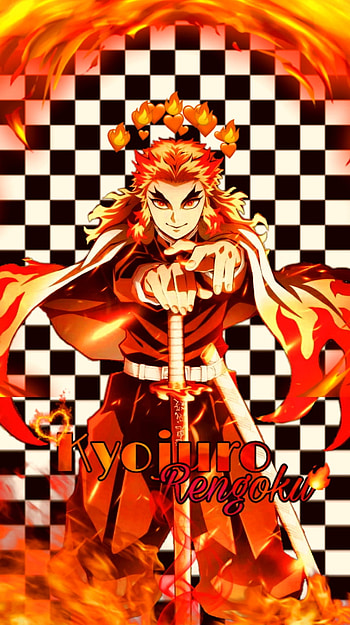 Kyōjurō Rengoku, demonslayer, fire HD phone wallpaper