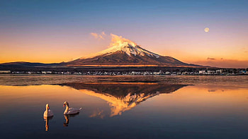 Mountain Fuji, sky, nature, Fuji, Mountain HD wallpaper