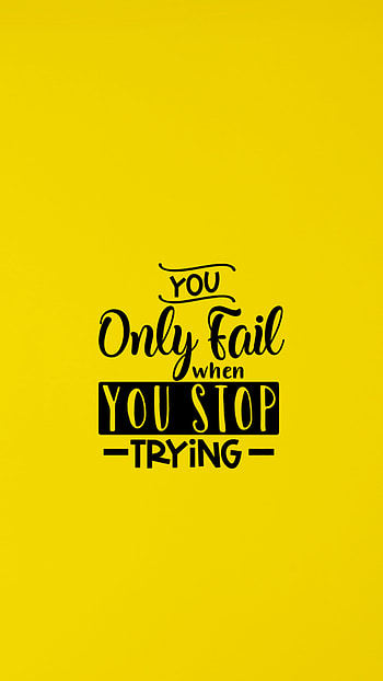 Yellow & Motivation wa, art, motivate HD phone wallpaper