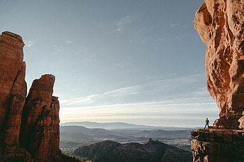 Nature, Mountains, Canyon, Rocks, Silhouette, Cliff HD wallpaper