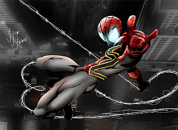 Spiderman Cool Art , spiderman, superheroes, artist, artwork, digital-art HD wallpaper