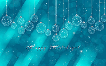 Happy Holidays, Holidays, Decorations, Blue, Happy HD wallpaper