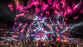 Festivals , Captivating visuals, Energetic atmosphere, Festive spirit HD wallpaper