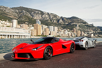Awesome back to back ferraro laferrari , Striking , Luxury sports car, Exhilarating speed HD wallpaper