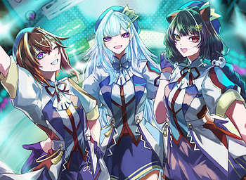 hololive, Takane Lui, Lize Helesta, Ange Katrina, Anime, Virtual Youtuber HD wallpaper