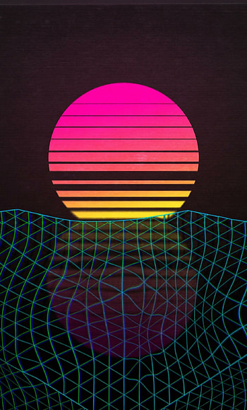 Retro sun, Nostalgic vibes, Vintage style, Timeless beauty HD phone wallpaper