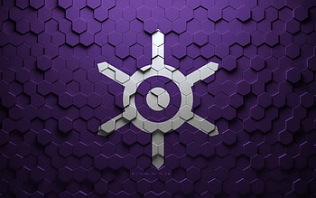 Flag of Tokyo, honeycomb art, Tokyo hexagons flag, Tokyo, 3d hexagons art, Tokyo flag HD wallpaper