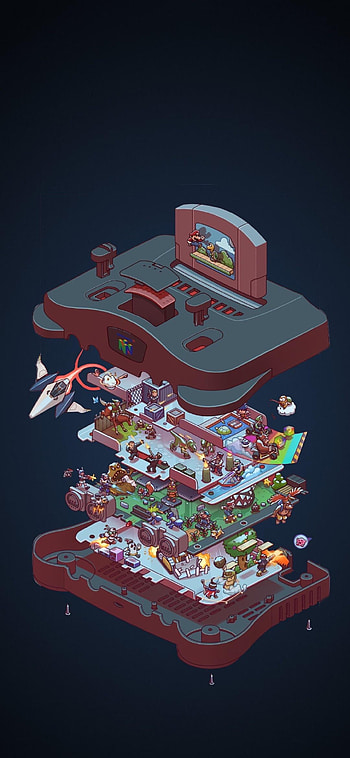 Nintendo , High-resolution gaming, Mobile backgrounds, Visual splendor HD phone wallpaper
