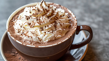 Decadent Hot Chocolate with Whipped Cream, Whipped Cream, hot chocolate, dessert, drink HD wallpaper