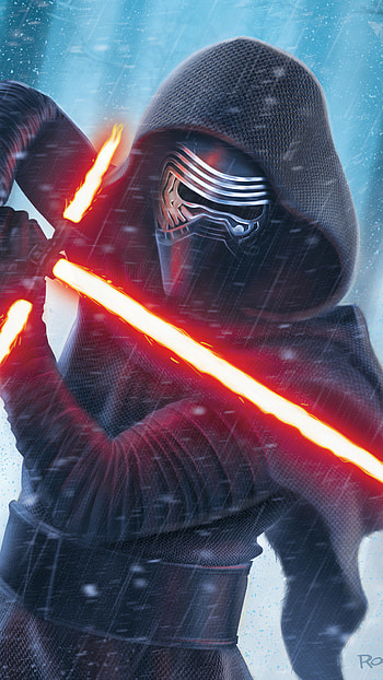 Kylo Ren art, resolution, Xperia smarts, Stunning masterpiece HD phone wallpaper