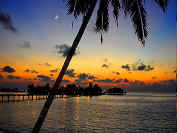 Paradise..., in, the, far, sunset HD wallpaper